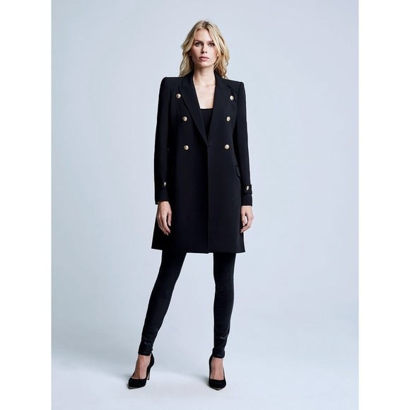 L'AGENCE Jackets & Blazers - L'Agence Marianna Long Blazer Coat in Black Size 6